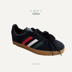 Adidas | Gazelle Black Suede Gum Sole Sneakers Men’s Size 9 IF6868